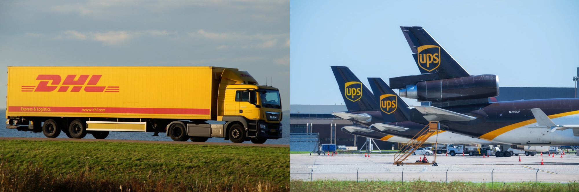 ups v dhl side by side